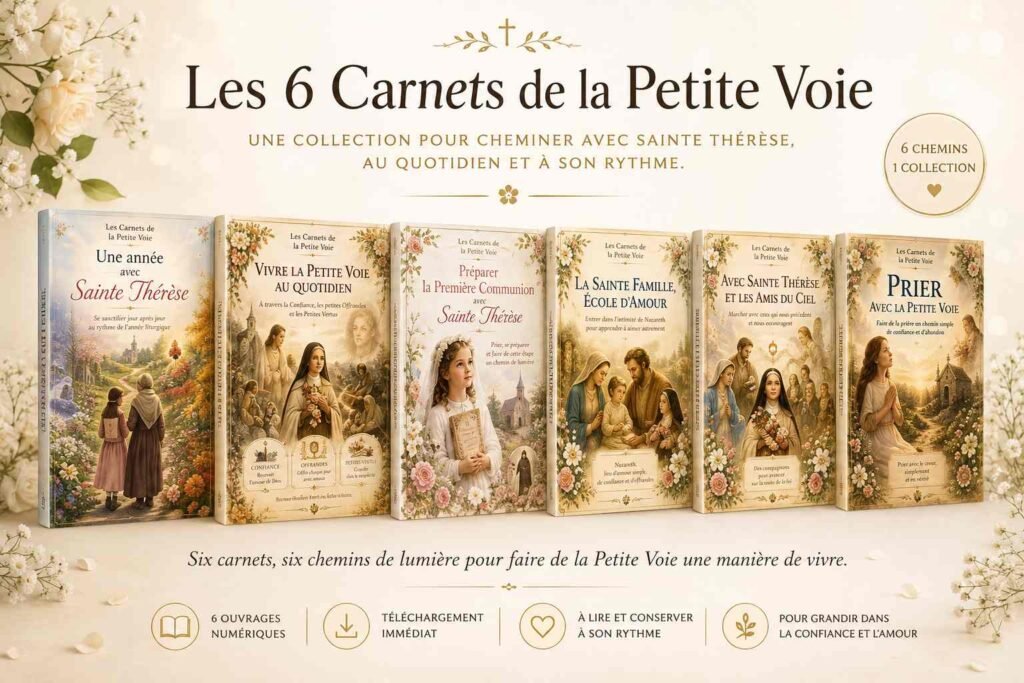 Les 6 Carnets de la Petite Voie – collection spirituelle autour de Sainte Thérèse de Lisieux